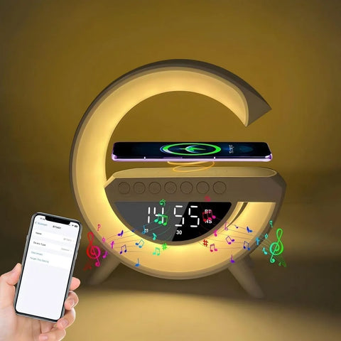 Led Wireless Charger Speaker