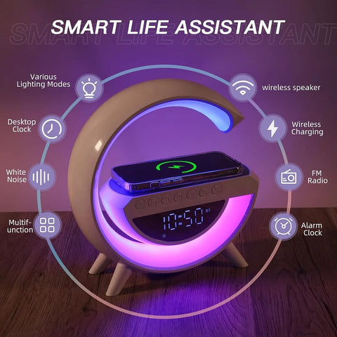 Led Wireless Charger Speaker